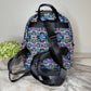 Mini Backpack - Bold Purple Orange Pink Tie Dye