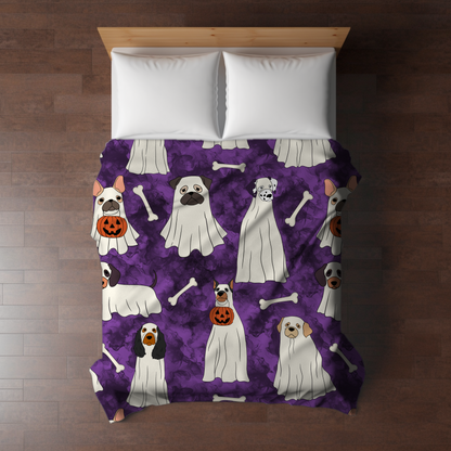 Blanket - Halloween - Ghost Dogs