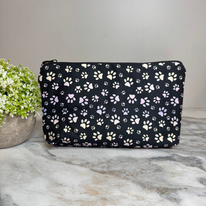 Pouch - Paw Dog Cat Pink Purple Ombre