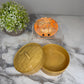 Squishy Toy - Viral Dumpling, Slow Rise Glitter - Orange