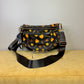 The Roni Nylon Crossbody - Softball on Black