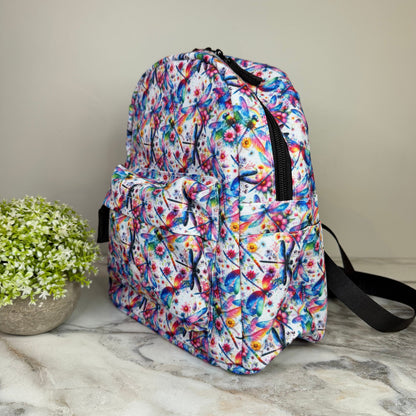 Mini Backpack - Rainbow Dragonfly