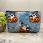 Pouch - Halloween Fall, Pumpkin Ghost Coffee