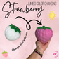 Squishy Toy - Color Changing Strawberry Dough, Jumbo