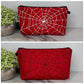 Pouch - Spiderweb Spider Red