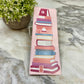 Bookmark - Pink Stacked Books