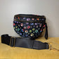 The Roni Nylon Crossbody - Rainbow Paw Print