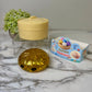 Squishy Toy - Viral Dumpling, Slow Rise Glitter - Gold