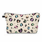 Pouch - Animal Print Multi Color Hearts