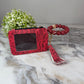 Bracelet Keychain & Card Holder Wallet - Animal Print