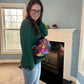 The Roni Nylon Crossbody - Pink Orange Galaxy