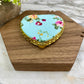 Compact Mirror - Blue Floral (by shape)