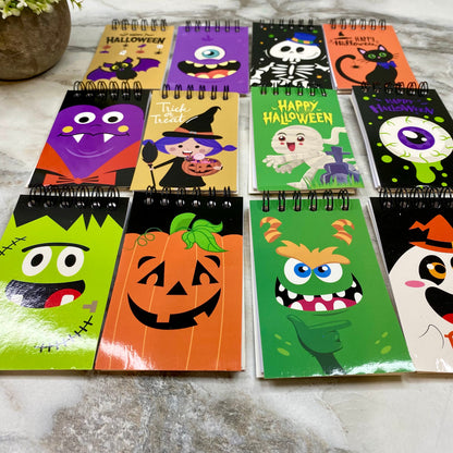 Mini Spiral Notebooks - Halloween Mix