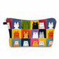 Pouch - Cat, Squares