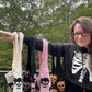 Tote Bag - Knit Sweater - Skull