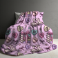 Blanket - Book Hearts Pink