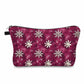 Pouch - Christmas - Snowflake Maroon