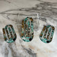 Jumbo Paperclip - Turquoise Cow Animal Print