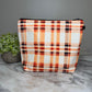 Pouch XL - Plaid Orange, Lighter