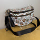 The Roni Nylon Crossbody - Dog Paw Aztec Hearts