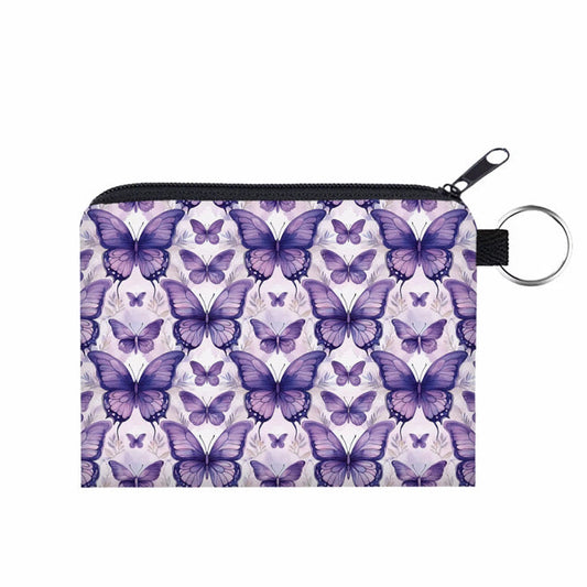 Mini Pouch - Butterfly Purple