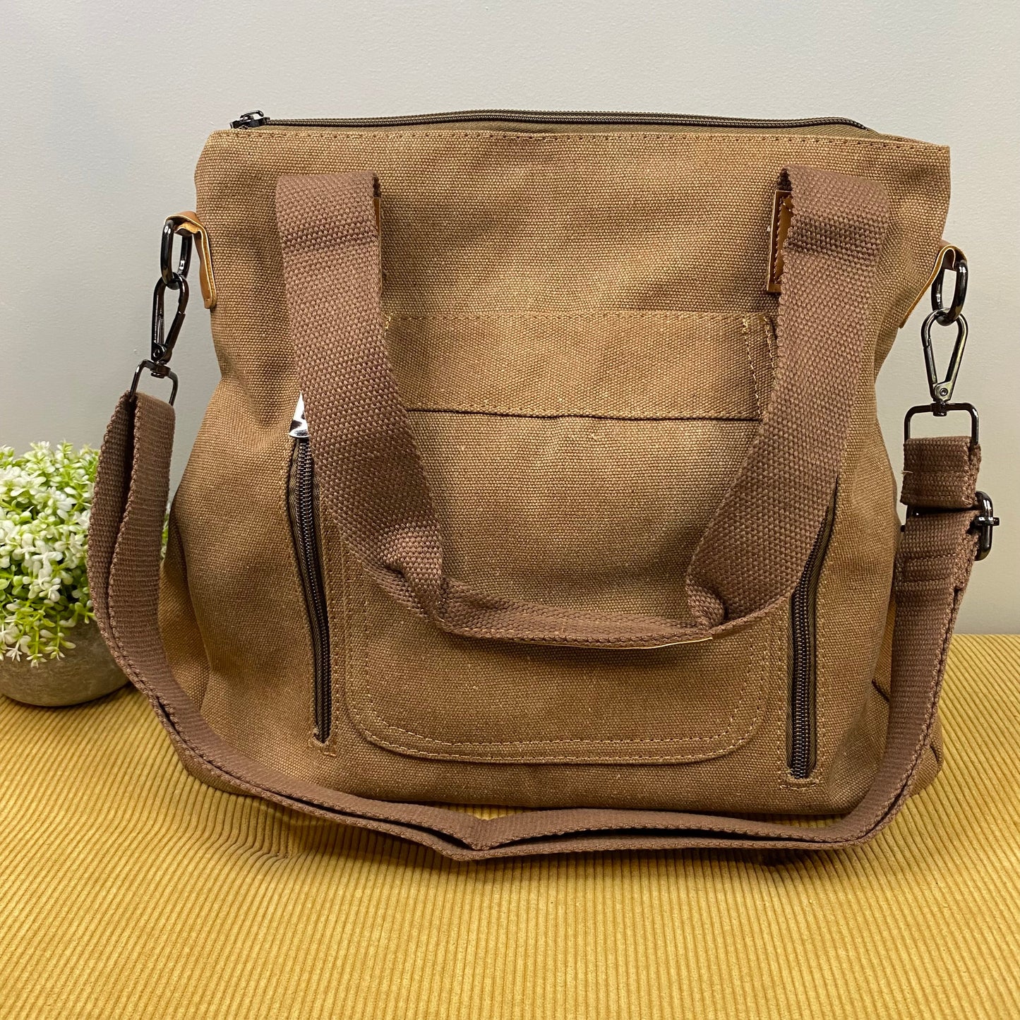 Caitlin - Canvas Satchel - PREORDER 3/11-3/14