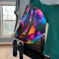 The Roni Nylon Crossbody - Pink Orange Galaxy