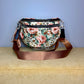 The Roni Nylon Crossbody - Floral Animal Print Bronze
