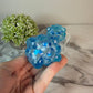 Squishy Toy - Blue Snowflake Nine Cube