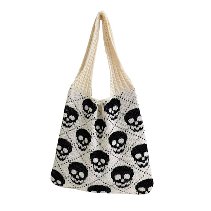 Tote Bag - Knit Sweater - Skull - PREORDER
