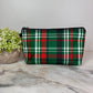 Pouch - Christmas Winter - Green Plaid