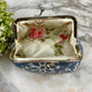 Clamshell Coin Purse Wallet - Snowflake