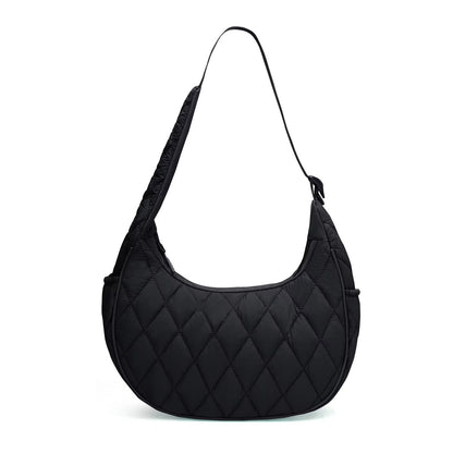 Cleo - Quilted Crescent Handbag - PREORDER 9/10-9/13
