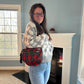 The Roni Nylon Crossbody - Red Plaid