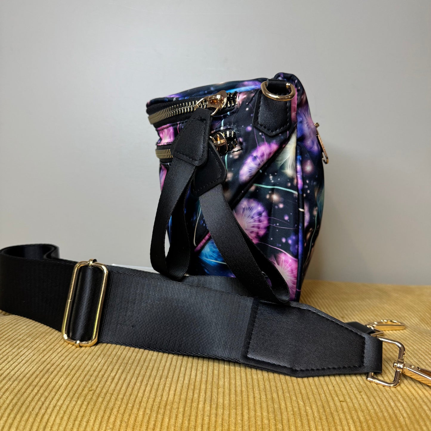 The Roni Nylon Crossbody - Rainbow Dandelion