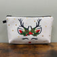 Pouch - Christmas - White Reindeer