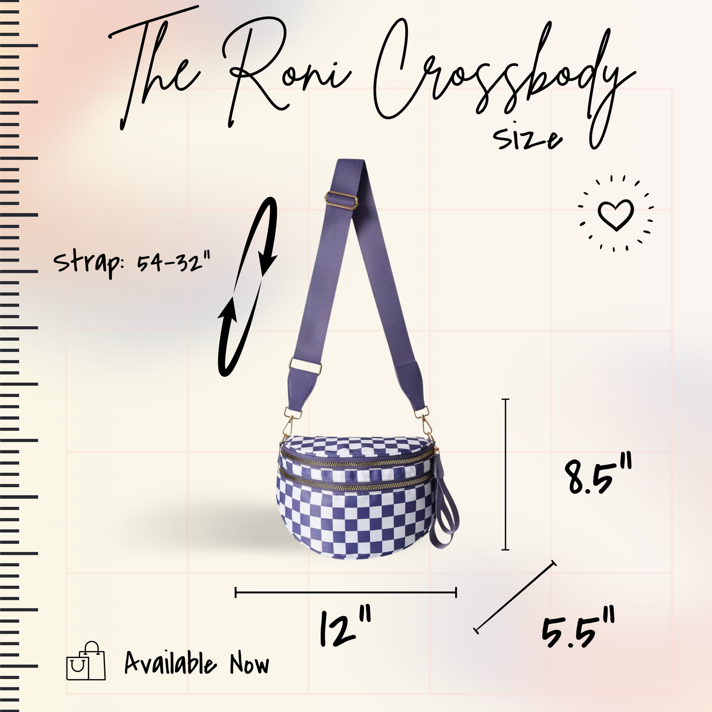The Roni Nylon Crossbody - Pink Orange Galaxy