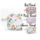 Rectangle Zip Pouch - Floral - PREORDER