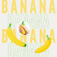 Stress Squishy Toy - Banana + Green