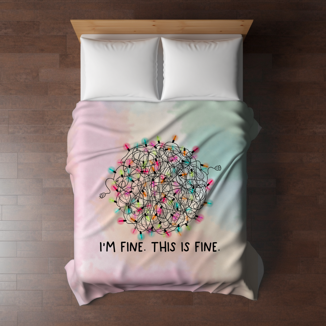 Blanket - Christmas - I'm Fine - PREORDER