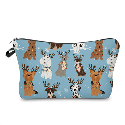 Pouch - Holiday Christmas - Reindeer Dogs