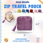 Zip Travel Pouch - Jewelry Storage