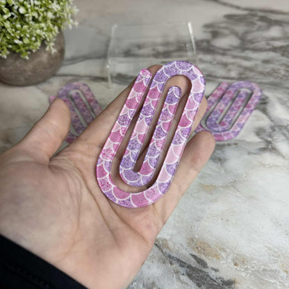 Jumbo Paperclip - Light Purple Mermaid